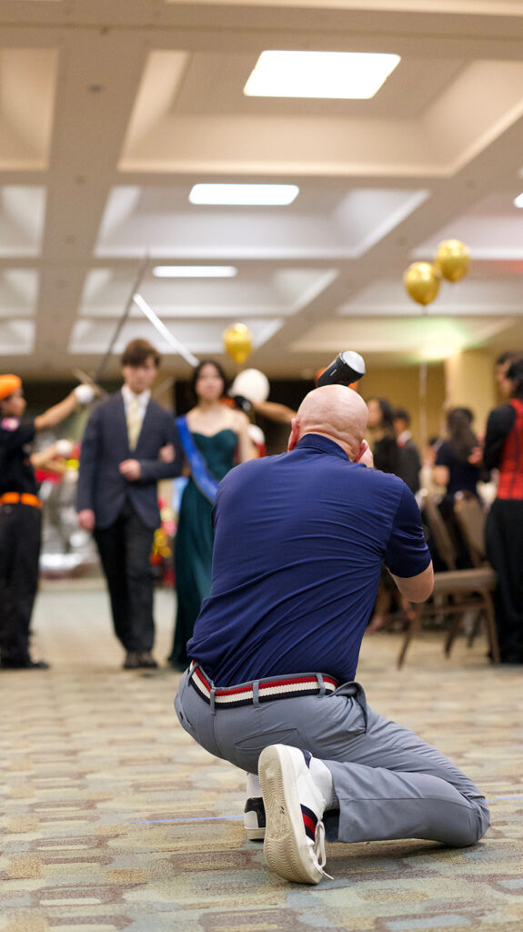 Chris Conner Photography taking photos at a corporate event gala